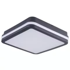   Kanlux 38779 BENO 24-30W CCT-L G szögletes kültéri mennyezeti/oldalfali LED lámpatest grafit színben, max 2690 / 2940 / 2880lm, 24 / 30W, 50000h, IP65, 220-240V AC, 3000/3500/4000K (Kanlux 38779)