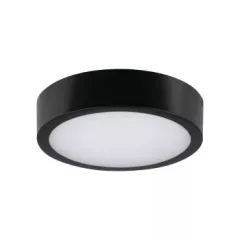   Kanlux 39023 DABER 8-13W CCT SE B kerek kültéri mennyezeti/oldalfali LED lámpatest mozgásérzékelővel fekete színben, max 1420 / 1430 / 1490lm, 8 / 13W, 50000h, IP66, 3000/3500/4000K (Kanlux 39023)