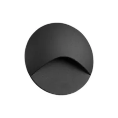   Kanlux 39122 EXIN LED O GR-WW kerek kültéri oldalfali süllyesztett lépcsővilágító szürke színben, 50lm, 2,5W teljesítmény, 30000h élettartammal, IP65 védettséggel, 3000K, 220-240V AC (Kanlux 39122)