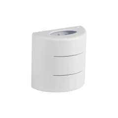   Kanlux 39183 REFAZI EL 6W-A-O-W kerek kültéri oldalfali lámpatest fehér színben, 150lm, 6W teljesítmény, 25000h élettartammal, IP54 védettséggel, 4000K, 220-240V AC (Kanlux 39183)