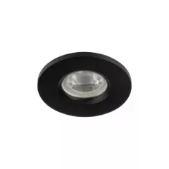   Kanlux 39541 TALU IP44 DSO-B fekete, kerek SPOT lámpa, fényforrás és foglalat nélkül, IP44-es védettséggel (Kanlux 39541)