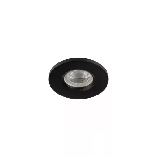 Kanlux 39541 TALU IP44 DSO-B fekete, kerek SPOT lámpa, fényforrás és foglalat nélkül, IP44-es védettséggel (Kanlux 39541)