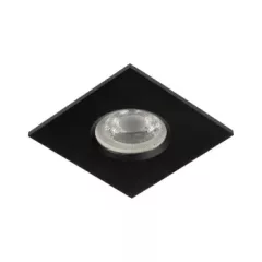   Kanlux 39543 TALU IP44 DSL-B fekete, szögletes SPOT lámpa, fényforrás és foglalat nélkül, IP44-es védettséggel (Kanlux 39543)