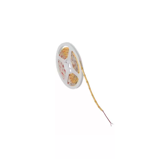 Kanlux 39796 LCOB S 8W/M24IP65-WW LED szalag beltéri, 8W/m teljesítménnyel, 660lm/m, 3000K színhőmérséklettel, 24V DC, IP65, 5mm széles - 5fm/db (Kanlux 39796)