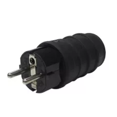   Kanlux 4863 GRIP W/US párazáró földelt dugvilla fekete színben (Kanlux 4863)