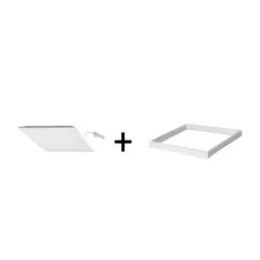   Kanlux E37171 BLINGO 34W 4080 60NW Süllyesztett LED panel + keret, 24W teljesítménnyel, fehér színben,4080lm, 50000h élettartammal, IP20 védetteséggel, 4000K, 220-240V, 600x600x25mm (Kanlux E37171)