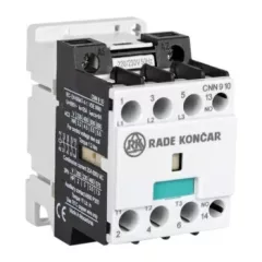   Rade Koncar 603143 CNN09 10 24V 50Hz - Mágneskapcsoló 4,5kW/9A (400V AC3), 24V AC 50 Hz vezérles, 1 Záró segédérintkezővel