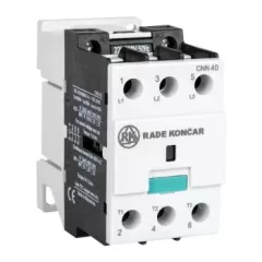   Rade Koncar 603452 CNN40 00 24V 50Hz - Mágneskapcsoló 18,5kW/38A (400V AC3), 24V AC 50 Hz vezérles