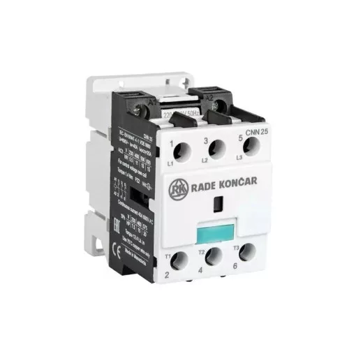 Rade Koncar 605359 CNN30 00 220/230V 50Hz - Mágneskapcsoló 15kW/30A (400V AC3), 220/230V AC 50 Hz vezérles
