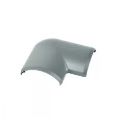   Kopos 8833 LB sötétszürke sarokidom LO 35 Ívelt csatornához