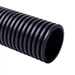   Kopos KF 09040 FA KOPOFLEX Hajlékony bordázott duplafalú védőcső dn 40 fekete (külső 40 / belső 32), 50 fm/tekercs.