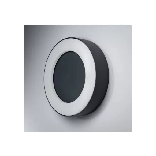 LEDVANCE ENDURA STYLE RING RD, kültéri, sötétszürke dekoratív fali lámpa, 13W, 3000K, 480lm, IP44, hossz: 202mm ( 4058075205215 )