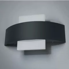   LEDVANCE LED ENDURA STYLE SHIELD SQ, kültéri, sötétszürke dekoratív fali lámpa, 10.5W, 3000K, 410lm, IP44, hossz: 60mm ( 4058075205314 )