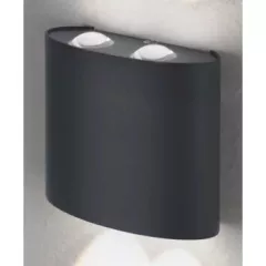   LEDVANCE LED ENDURA STYLE UPDOWN DECO II, kültéri, sötétszürke dekoratív fali lámpa, 10.5W, 3000K, 550lm, IP44, hossz: 50mm ( 4058075205543 )