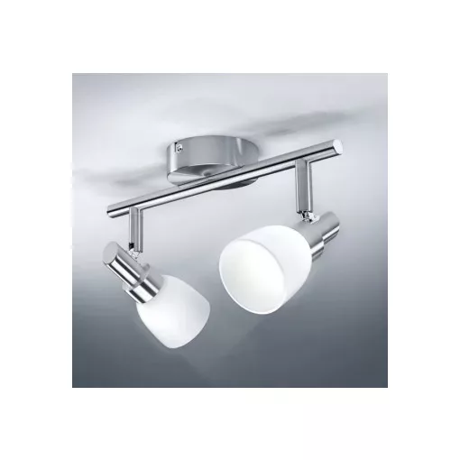 LEDVANCE LED Spot G9 2x2W 2700K, beltéri, szürke fali / mennyezeti SPOT lámpa, 3.8W, 2700K, 400lm, IP20, hossz: 275mm ( 4058075268029 )