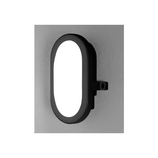 LEDVANCE LED BULKHEAD 6W 4000K Black, kültéri, fekete Por- és páramentes fali lámpa, 5.5W, 4000K, 450lm, IP54, hossz: 117mm ( 4058075271647 )