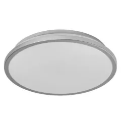   LEDVANCE ORBIS DUBLIN beltéri kerek mennyezeti lámpatest ezüst színben, 1100lm, 16W, IP20, 3000K, átmérő: 60mm ( 4058075829268 )