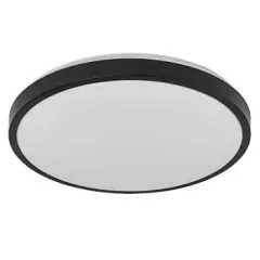   LEDVANCE LED ORBIS LONDON beltéri kerek mennyezeti lámpatest fekete színben, 1450lm, 24W, IP20, 3000K, átmérő: 75mm ( 4058075832732 )