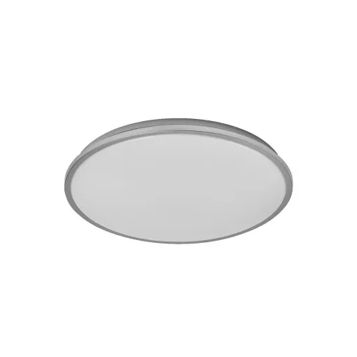 LEDVANCE ORBIS DUBLIN beltéri kerek oldalfali lámpatest ezüst színben, 1600lm, 24W, IP20, 3000K, átmérő: 75mm ( 4058075832756 )