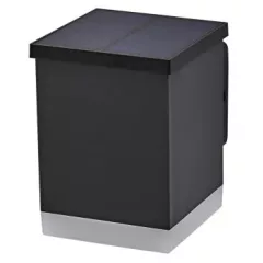   LEDVANCE LED Endura Style Solar Wall kültéri napelemes fali lámpatest sötét szürke színben, 50lm, 0,5W, IP44, 3000K, 2,4V, átmérő: 110mm szélesség ( 4058075834767 )