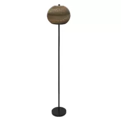   LEDVANCE Decor Cardboard Ball Floor beltéri kartonpapír álló lámpa barna színben, IP20, átmérő: 1600mm, E27 ( 4058075837164 )
