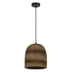   LEDVANCE Decor Cardboard Ball Pendant beltéri kartonpapír függesztett lámpatest barna színben, átmérő: 250mm, IP20, E27 ( 4058075837188 )
