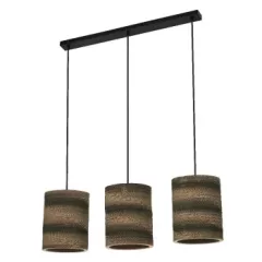   LEDVANCE Decor Cardboard Cylinder Pendant beltéri kartonpapír függesztett lámpatest barna színben, IP20, hossz: 830mm, E27 ( 4058075837263 )