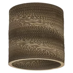   LEDVANCE Decor Cardboard Cylinder Ceiling beltéri mennyezeti kartonpapír lámpatest barna színben, IP20, átmérő: 260mm, E27 ( 4058075837287 )