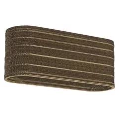   LEDVANCE Decor Cardboard Oval Ceiling beltéri mennyezeti kartonpapír lámpatest barna színben, IP20, hossz: 600mm, E27 ( 4058075837348 )