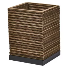  LEDVANCE LED Decor Cardboard Square Table beltéri szögletes asztali lámpatest barna színben, IP20, hossz: 200mm, E27 ( 4058075837423 )