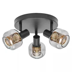   LEDVANCE LED DECOR SPOT FIREFLY beltéri oldalfali lámpatest fekete színben, 176mm magasság, IP20, E14 ( 4058075838093 )