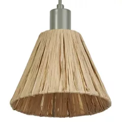   LEDVANCE LED Decor Raffia beltéri mennyezeti/függesztett lámpatest barna/zöld színben, átmérő: 200mm, IP20, E27 ( 4058075838154 )