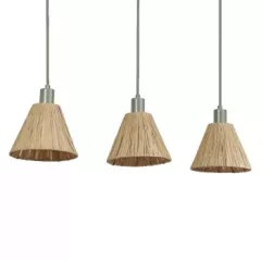   LEDVANCE LED Decor Raffia beltéri mennyezeti/függesztett lámpatest barna/zöld színben, IP20, hossz: 845mm, E27 ( 4058075838178 )