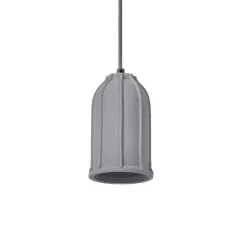   LEDVANCE Decor Concrete beltéri mennyezeti/függesztett lámpatest sötétszürke színben, átmérő: 115mm, IP20, E27 ( 4058075838260 )