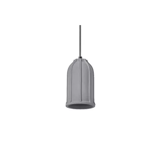 LEDVANCE Decor Concrete beltéri mennyezeti/függesztett lámpatest sötétszürke színben, átmérő: 115mm, IP20, E27 ( 4058075838260 )