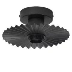   LEDVANCE LED Decor Plisse beltéri oldalfali lámpatest sötétszürke színben, IP20, átmérő: 90mm, E27 ( 4058075838765 )