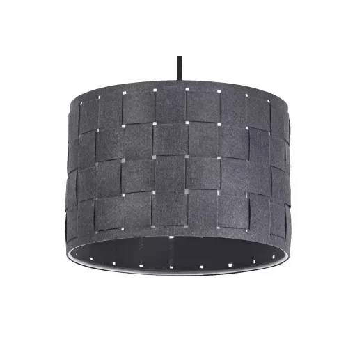 LEDVANCE Decor Felt Weaving beltéri mennyezeti/függesztett lámpatest sötétszürke színben, átmérő: 280mm, IP20, E27 ( 4058075839021 )