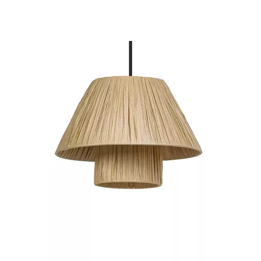 LEDVANCE Decor Bamboo Paper Hut Pendant beltéri bambuszpapír búrás függesztett lámpatest barna színben, átmérő: 280mm, IP20, E27 ( 4058075840645 )