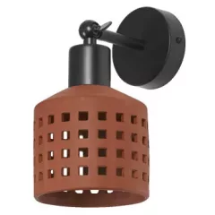   LEDVANCE LED Decor Clay beltéri oldalfali lámpatest barna színben, 232mm magasság, IP20, E27 ( 4058075840942 )