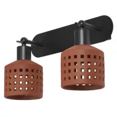   LEDVANCE LED Decor Clay beltéri oldalfali lámpatest barna színben, 227mm magasság, IP20, E27 ( 4058075840966 )