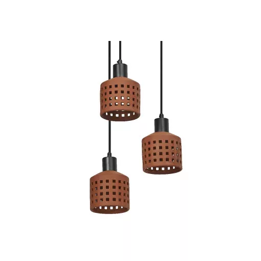 LEDVANCE LED Decor Clay beltéri mennyezeti/függesztett lámpatest barna színben, átmérő: 325mm, IP20, E27 ( 4058075840980 )