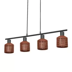   LEDVANCE LED Decor Clay beltéri mennyezeti/függesztett lámpatest barna színben, IP20, hossz: 905mm, E27 ( 4058075841000 )