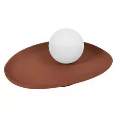   LEDVANCE LED Decor Clay beltéri asztali lámpatest barna színben, IP20, hossz: 325mm, G9 ( 4058075841123 )