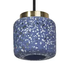   LEDVANCE LED Decor Terrazzo beltéri mennyezeti lámpa, kék, IP20, átmérő: 1500mm, GU10 ( 4058075841727 )