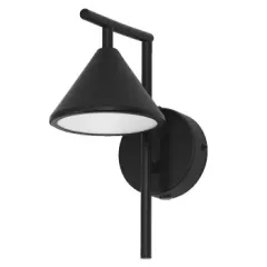   LEDVANCE LED Decor Fuji beltéri oldalfali lámpatest fekete színben, 180lm, 5W, IP20, 3000K, hossz: 120mm ( 4058075841802 )