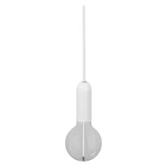   LEDVANCE Vintage 1906 PenduLum Round beltéri felfüggeszthető lámpatest vintage stílusban fehér színben, átmérő: 100mm, IP20, E27 ( 4099854092565 )