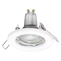   LEDVANCE LED SPOT SET RECESS ESSENTIAL GU10 beltéri süllyesztett lámpatest fehér színben, 5db/csomag, 230lm, 2,6W, IP20, 2700K, átmérő: 95mm 5db-os csomag ( 4099854103667 )