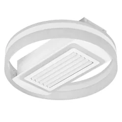   LEDVANCE LED Ceiling Fan Grill Ring 55W CCT White beltéri mennyezeti ventilátoros lámpatest fehér színben, 4200lm, 55W, IP20, 3000K-6500K, 135mm magasság ( 4099854397691 )