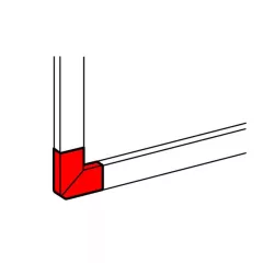 Legrand 011242 DLP alu kanyarelem 60x105 ( Legrand 011242 )