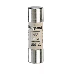   Legrand 014310 Lexic hengeres olvadóbiztosító 10A gG 14 x51 ütőszeg nélkül ( Legrand 014310 )